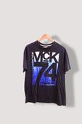 Vintage Mckenzie 74 graphics black mens large tshirt image