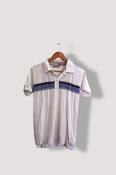 Vintage premium superior jeans mens medium white polo shirt image