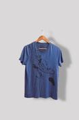 Vintage Marvel comics Spider man superhero graphics blue tees M image
