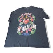 Vintage art &amp; hope revolution graphics medium grey tees image