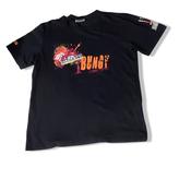 Vintage Black Hackett Macau Tower graphics short sleeve tees S/M image
