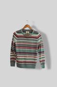 Vintage Maine ultrasoft knitwear multi stripe womens small sweatshirt image