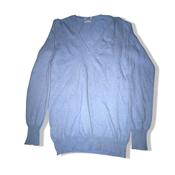 Vintage Stile benetton medium womens blue V-neck sweatshirt image
