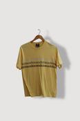 Vintage Yellow Adidas print mens large tees image