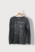 Vintage Azzurri london swear graphics grey long sleeve tees M image