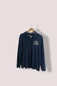 Vintage Livergy North atlantic polo blue mens Large long sleeve polo shirt image