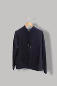 Vintage Mark and Spencer womens navy regular fit cotton full zip up hoodie uk 20