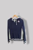 Vintage Kappa logo printed blue medium hoodie
