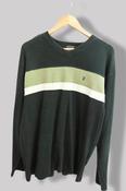 Vintage Hummel teamsport black colorblock vneck sweatshirt L image