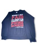 Vintage Gildan heavy blend graphics black large sweatshirt image