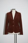 VINTAGE WOMEN BUFFALO PETITE BROWN CORDUROY BLAZER XS/S|L24 W18|SKU 6672 image