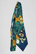 Vintage blue Calavo multi floral print silk tie| SKU 4356 image