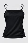 Vintage Women's Weekday Y2K Black Cami Sleeveless Top, XS | L14 W11 | SKU 4364 image