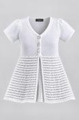 Vintage Per Una white crochet knitted top size 12| L20 W15| SKU 4368 image
