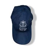 Vintage Ecuries De lys crest navy blue baseball cap| SKU 4919 image