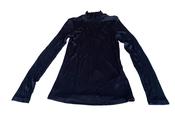Vintage women's &amp; other stories black velvet turtleneck long sleeve top in S|L26 W13|SKU 4379 image