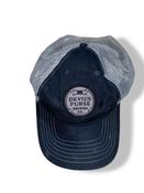 Vintage Devil's purse brewing Co. crest grey colour block trucker cap| SKU 4930 image
