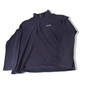 VINTAGE REGATTA HOT SHOT II HALF ZIP NAVY FLEECE TOP IN L| L29 W 24|SKU 3773 image