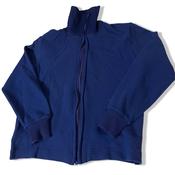 Vintage Women's made in Germany blue full zip high neck sweatshirt in XS| 3785 image