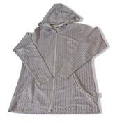 Vintage Fila Geometric pattern white full zip hoodie in M|L24 W 17| SKU 3814 image