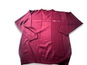 Vintage Lacoste sport wine men's V-neck sweatshirt in L|SKU 3905 image