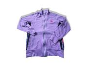 Vintage women's purple Adidas full zip high neck track top in M|L26 W17|SKU 3913 image