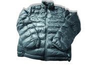 Black Men's puffer padded large full zip jacket|L30 W23|SKU 3919 image