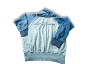 Vintage Argentina Grey colorblock hoodie in M|L25 W22|SKU 3936 image