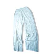 Vintage women's white wide leg trouser size 38|L27 W26| SKU 3961 image