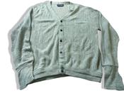 Vintage Jantzen classic cream V-neck button up cardigan in L/XL|L28 W20|SKU 3972|Made in U.S.A image