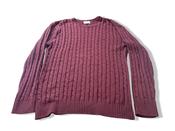 Vintage Tom Penn Wine cable knitted crew neck slim fit sweater in XL| L30 W23| SKU 3984 image