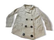Vintage women's Zara Knit cream cardigan in L|L 33 W20| SKU 4019|Bangladesh made