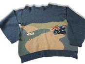Vintage grey 90's cartoon graphics crew neck sweater in M|L 26 W20| SKU 4021 image