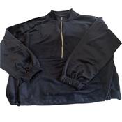 Vintage Beloved woman black 1/4 zip high neck fleece sweater in L|L27 W21|SKU 6415 image