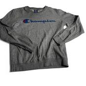 Vintage Grey Champion Spellout Sweatshirt In Xsmall SKU 6840