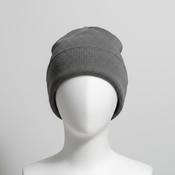 Vintage Grey reversible fleece lined beanie hat #winteraccessories sku 6797