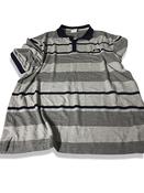 Vintage Lonsdale grey stripe Men Oversize poloshirt in 4XL|L33W25|SKU 5447 image