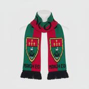 Vintage Maigh EO green and red fans scarf|L52 W7|SKU 6403 image