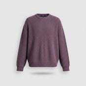 Vintage Maine new england purple knitted crew neck sweatshirt in M|L28 W22|SKU 6392 image