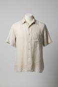 Vintage Mark &amp; Spencer Linen cream button down shirt in M|L21W22|SKU 5475 image