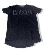 Vintage Marvel Graphics Mens Outline Logo T-shirt Black in M| L31 W18| SKU 5497 image
