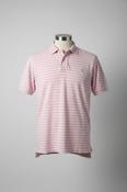 Vintage Polo Ralph Lauren Men’s Polo Pink &amp; White Stripes Size XL|L33W22|SKU 5446 image