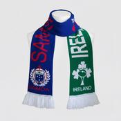 Vintage Samoa Ireland Aviva Stadium fans green blue scarf|L52 W7|SKU 6457 image