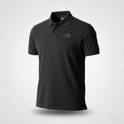 Vintage The North Face Men Grey Button Up  Short Sleeve Polo Shirt in M|L29W19|SKU 5462 image