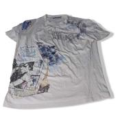 Vintage Y2K Ice jeans Made in Italy Jeans Rose &amp; Butterfly white T-Shirt in M|L26 W20|SKU 5504 image