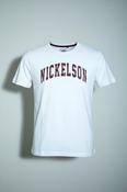 Vintage kid 12-13YRS white Nickelson graphics 90's tees in S|L25 W18|SKU 6562 image