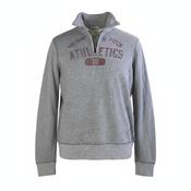 Vintage men Abercrombie &amp; Fitch Muscle New York 1/4 zip high neck sweatshirt in L|L30 W22|SKU 5553 image