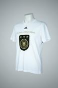 Vintage men Adidas Germany football cup white tees in XS|L27 W18|SKU 6567 image