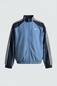 Vintage men Adidas blue colour block full zip wind breaker track jacket in XXL|L34 W24| SKU 5665 image