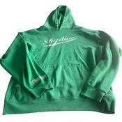 Vintage men Aurora green Skydivers graphics hoodie in L| L27 W20|SKU 5561 image